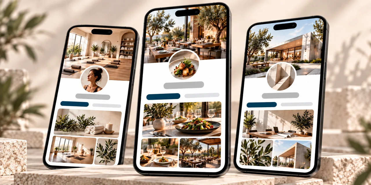 Concept profiles for wellness, dining and architecture